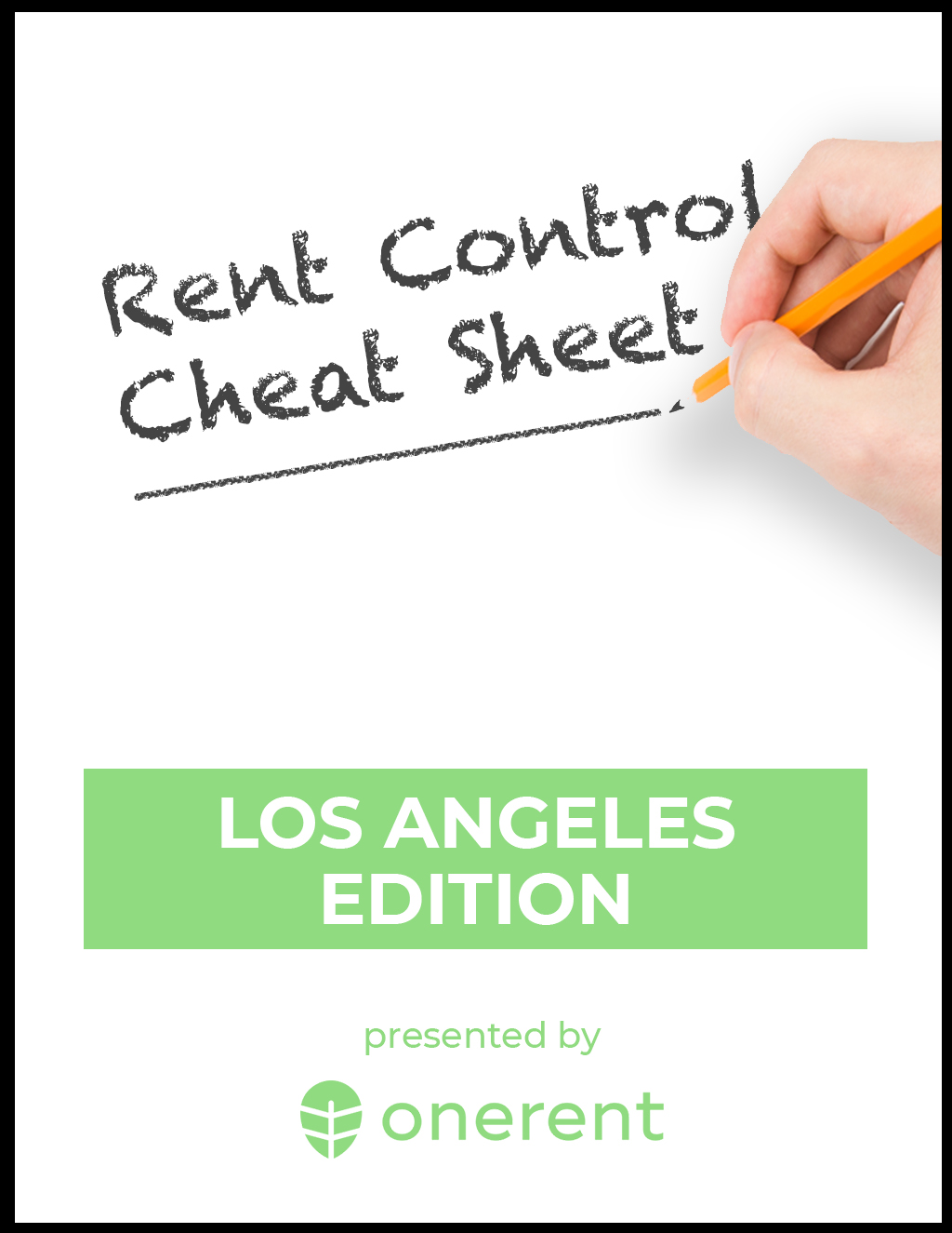 Los Angeles Rent Control Cheat Sheet Free Download